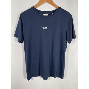 Suspicious Antwerp Women's Small Navy Blue Short Sleeve Crew Neck‎ T-Shirt